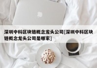 深圳中科区块链概念龙头公司[深圳中科区块链概念龙头公司是哪家]